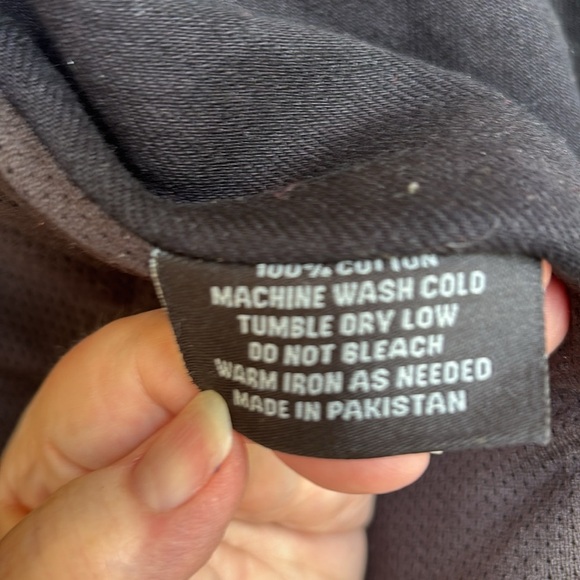 Hot Leathers Men's Black Denim Vest - Picture 9 of 11